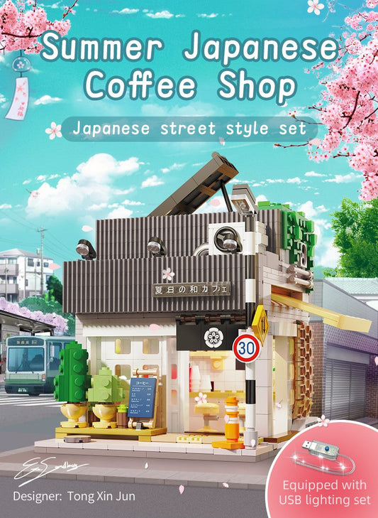 Japanese Summer Breeze Coffee Shop with LED lighting C66007
